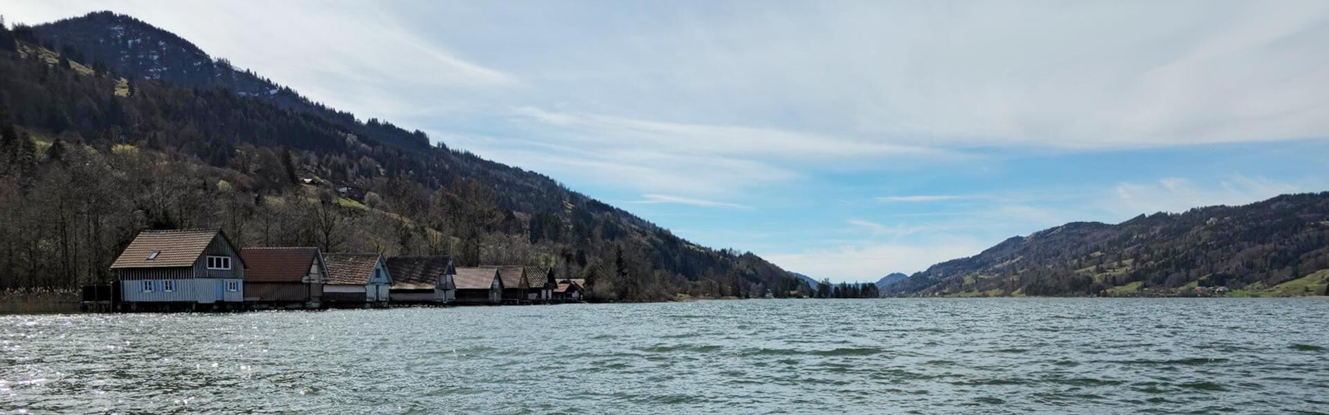 Blick auf den Alpsee von der Promenade aus