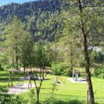 Abenteuer-Spielplatz und Volleybaldfeld am Kleinen Alpsee