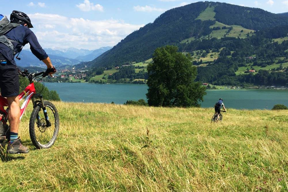 Mountainbiken am Alpsee